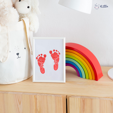 4Little TinyPad | Inktvrij Stempelpad, 12x8 cm, Geschikt Vanaf Geboorte – Leg Mooie Herinneringen Vast Zonder Rommel 1